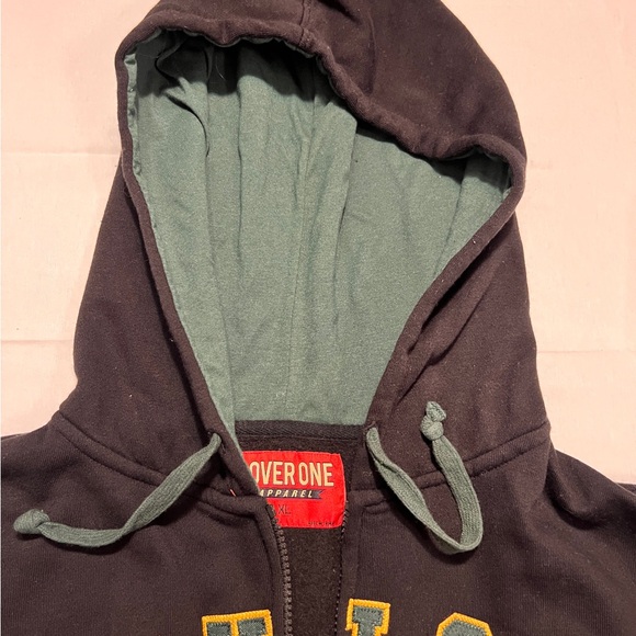 Baylor University Deep Black Zip-Up Hoodie XL - Picture 5 of 7